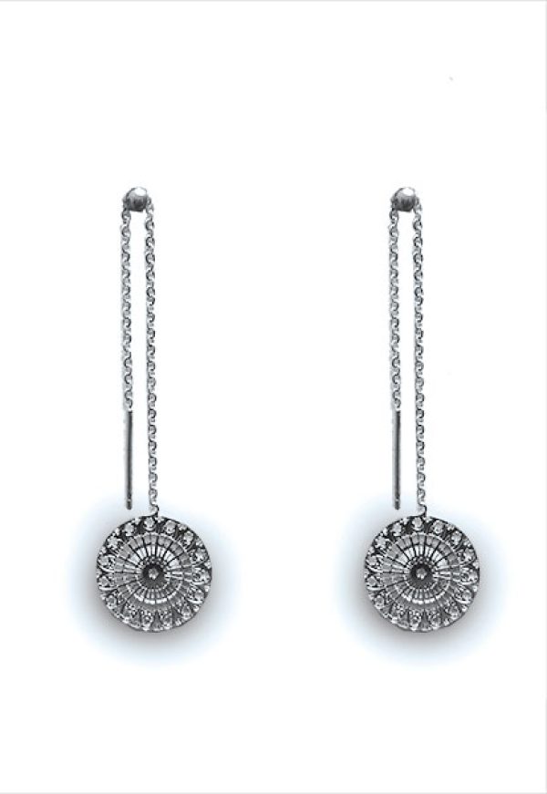 Boucles d'oreilles Adele argenté