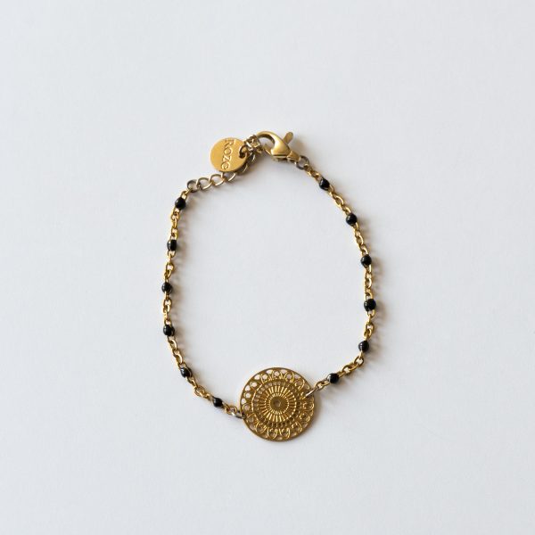 Bracelet Sophia - perles noires – Image 2