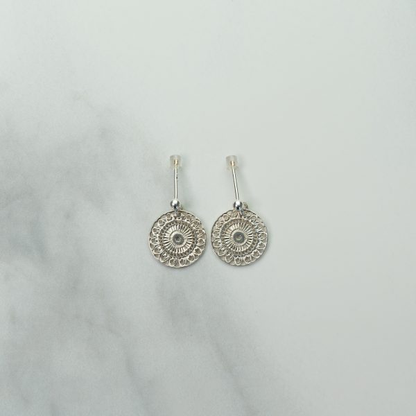 Boucles d'oreilles Enora - argenté