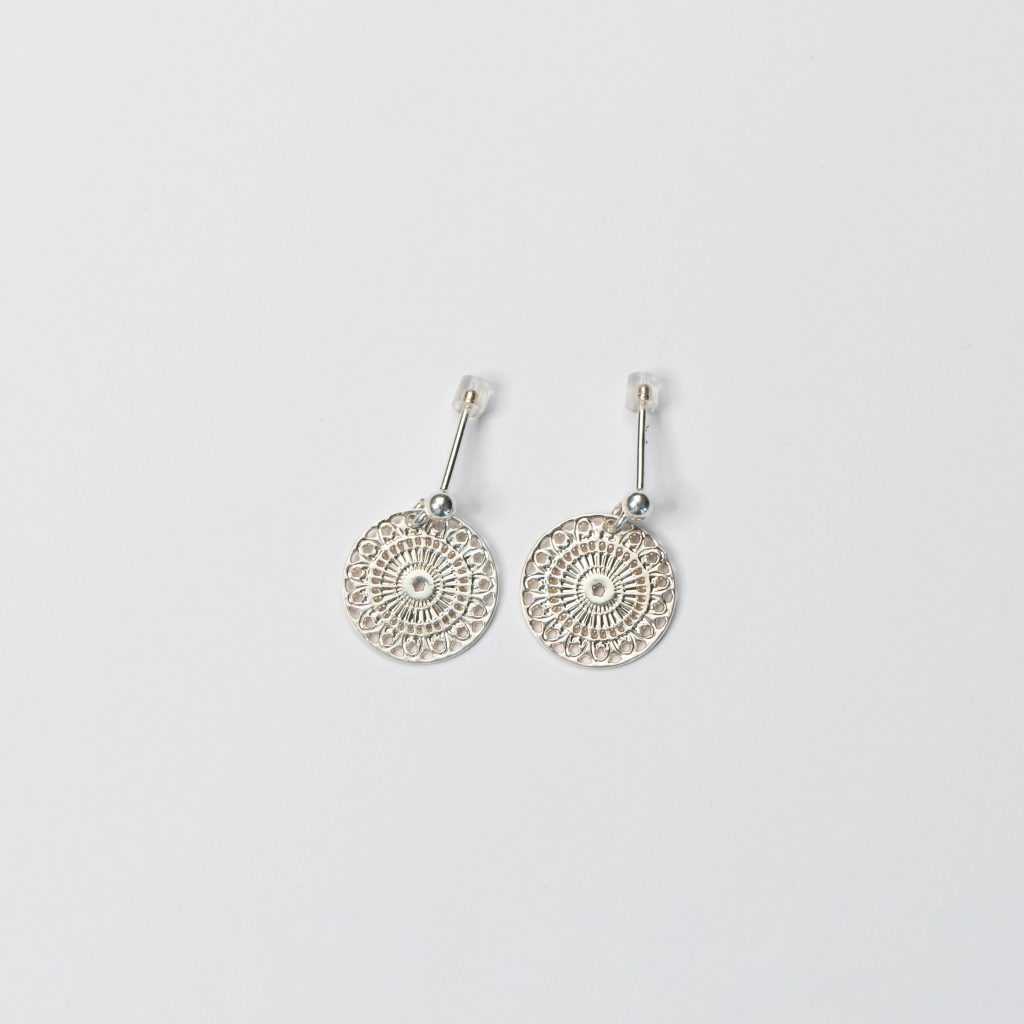 Boucles d’oreilles Enora – argenté