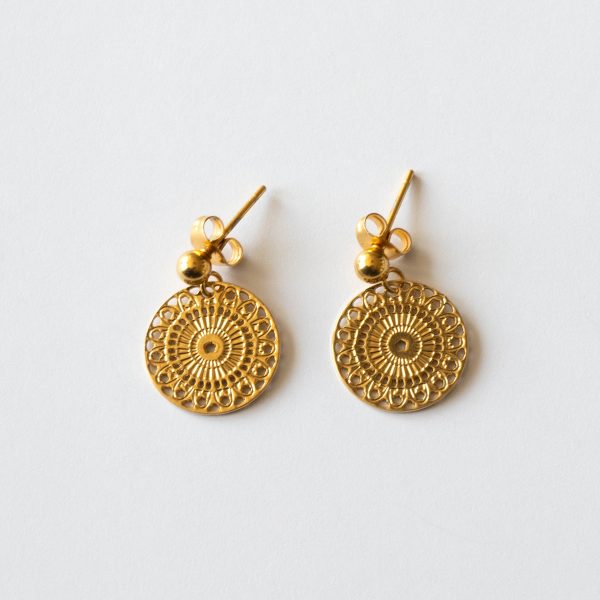 Boucles d'oreilles Enora - doré – Image 3
